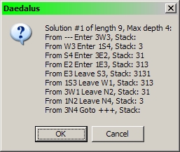 Daedalus recursive fractal Maze solution